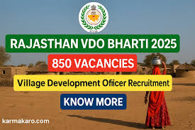 Rajasthan VDO Bharti 2025