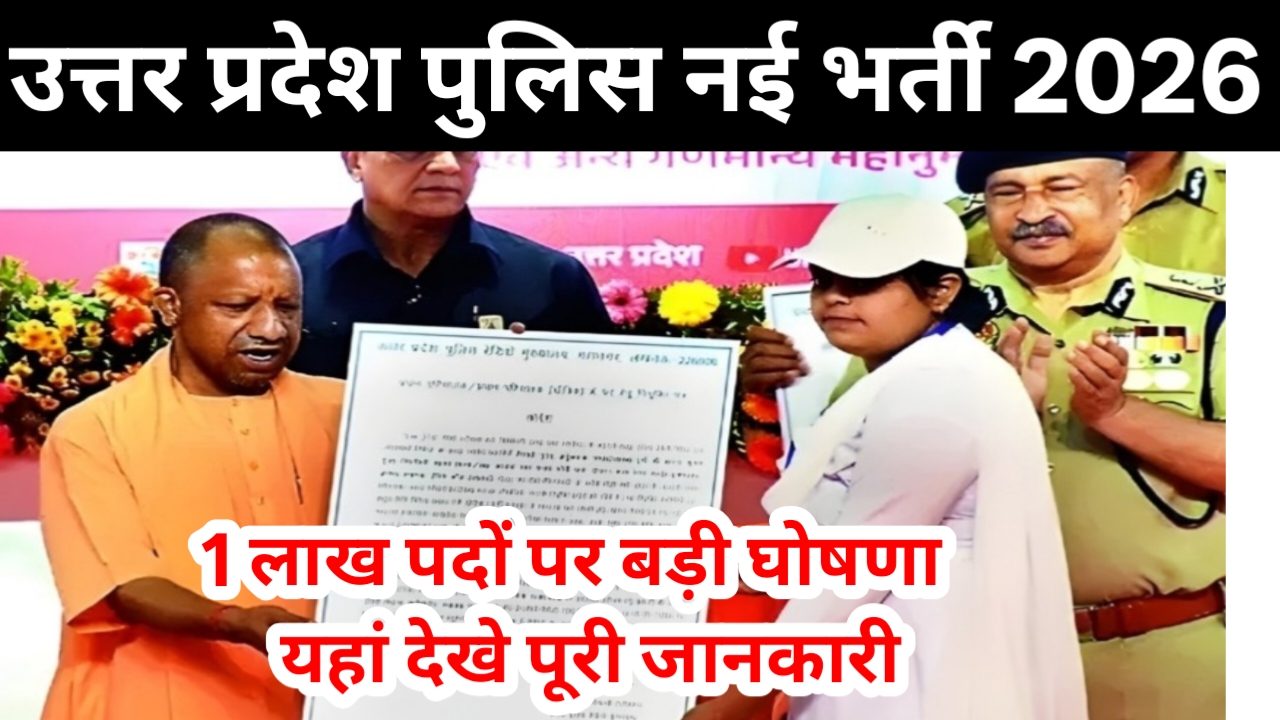 Uttar Pradesh police Bharti 2026